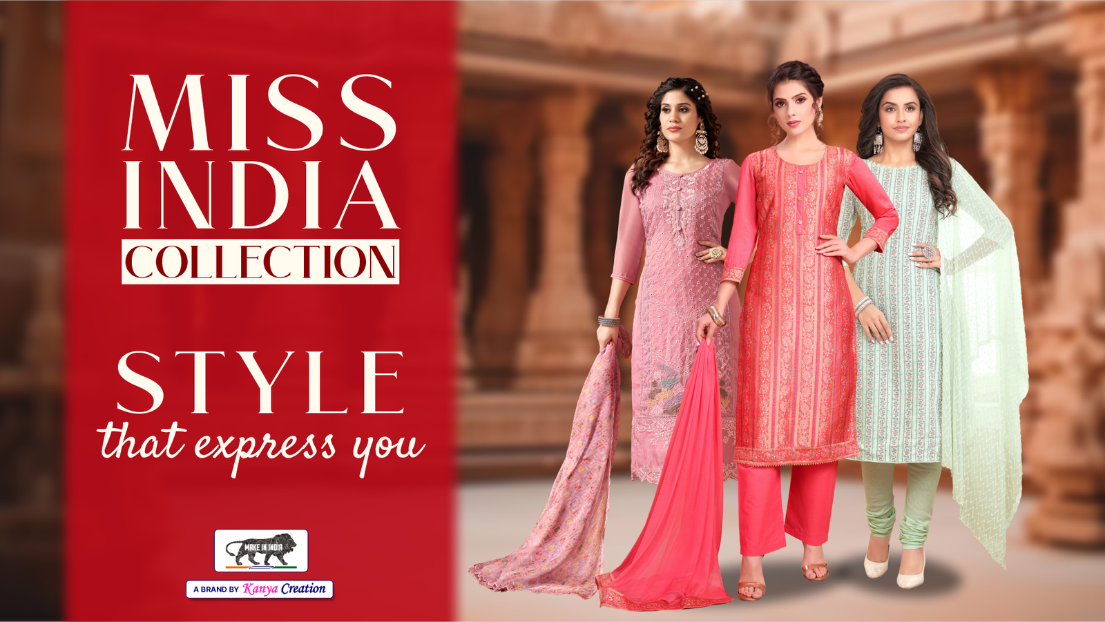 Premium fabric weaving – Muslin, Crape, Linen, and Chinon unstitched suits for wholesale