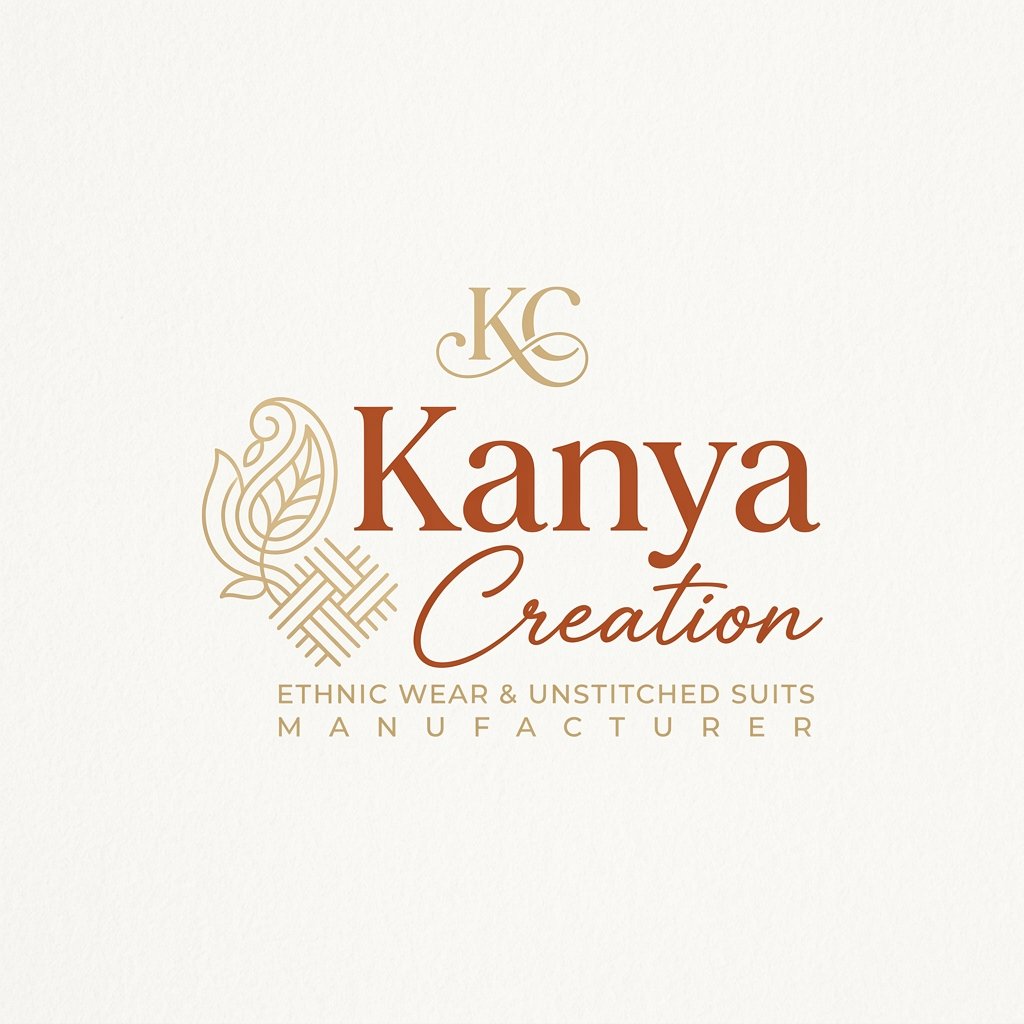 Kanya Creation Logo – Premium Unstitched Suits Manufacturer Ahmedabad